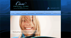 Desktop Screenshot of casedentalcare.com